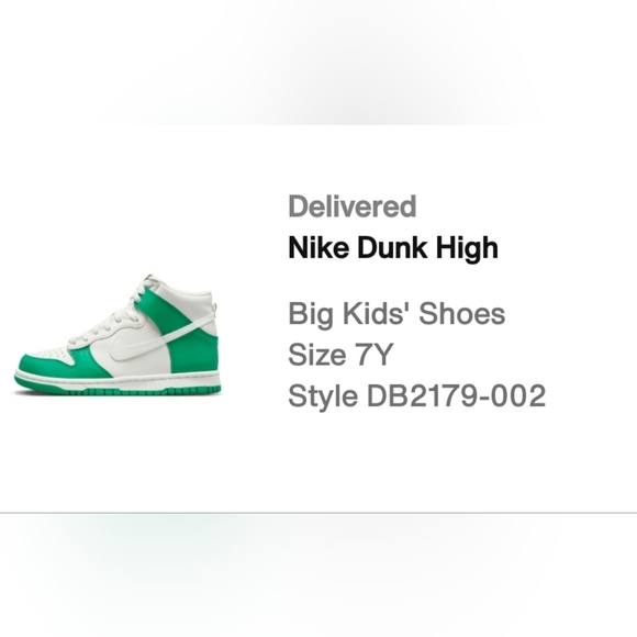 Nike Men's Blue and White High-Top Sneakers - Picture 8 of 14